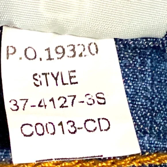 Gasoline Girls Blue Jeans with Butterfly Bling Size 6X